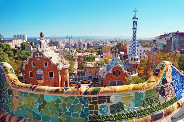 Visite à Park Guell par Guide Francophone