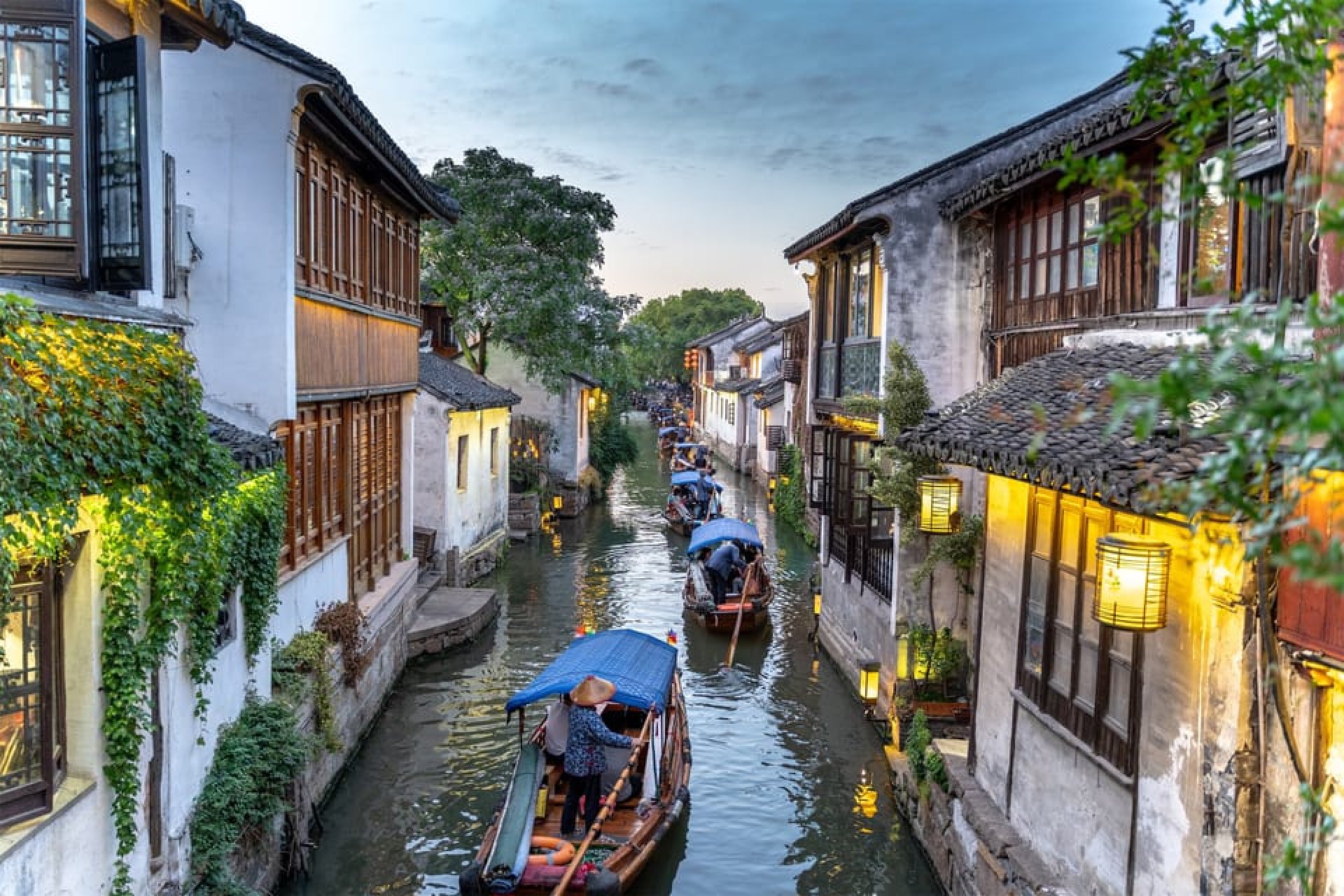Visite privée de Zhujiajiao avec promenade en bateau