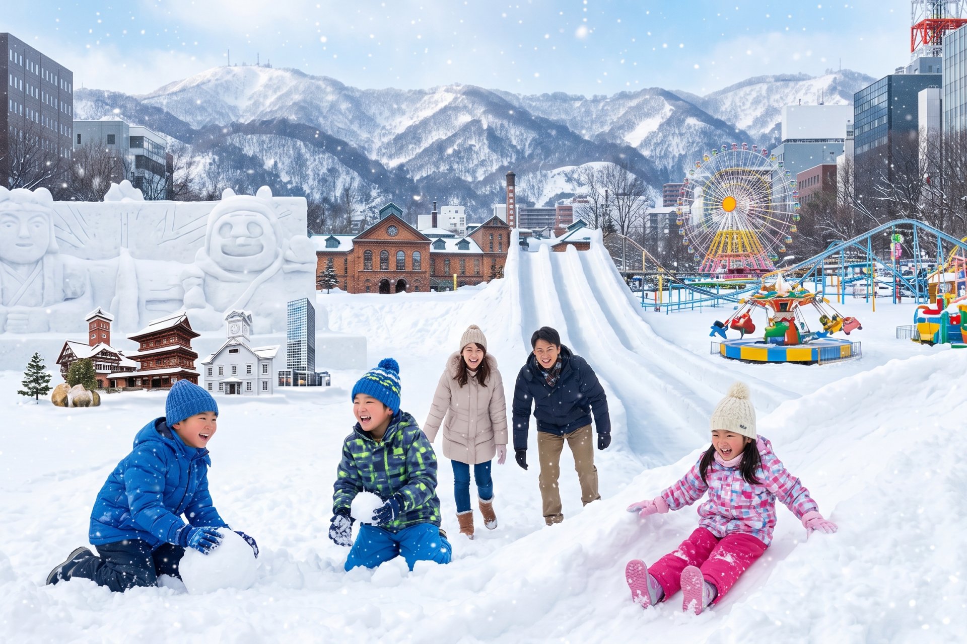 Sapporo en famille : activités hivernales, musées et parcs d’attractions 👨‍👩‍👧‍👦